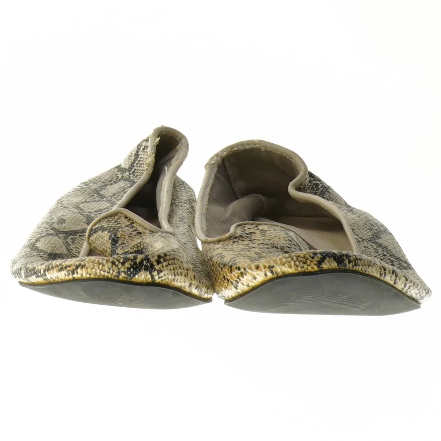 Nye Dame loafers med slangeskindsmønster (str. 38 )