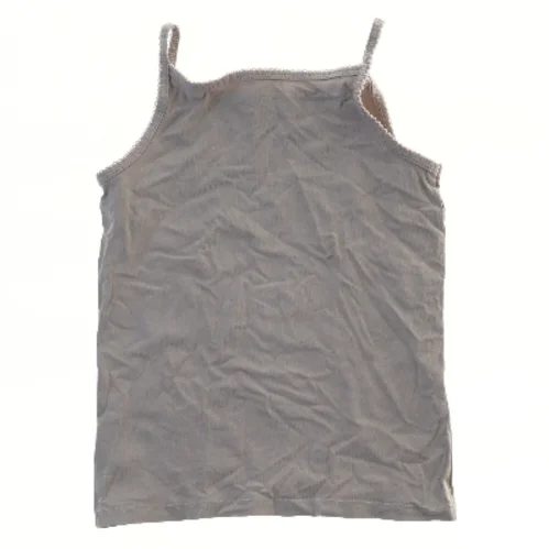 Grå top med blondekant fra H&M (str. 122)