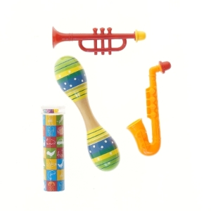 Børneinstrumenter legetøjssæt (str. 16-20 cm)