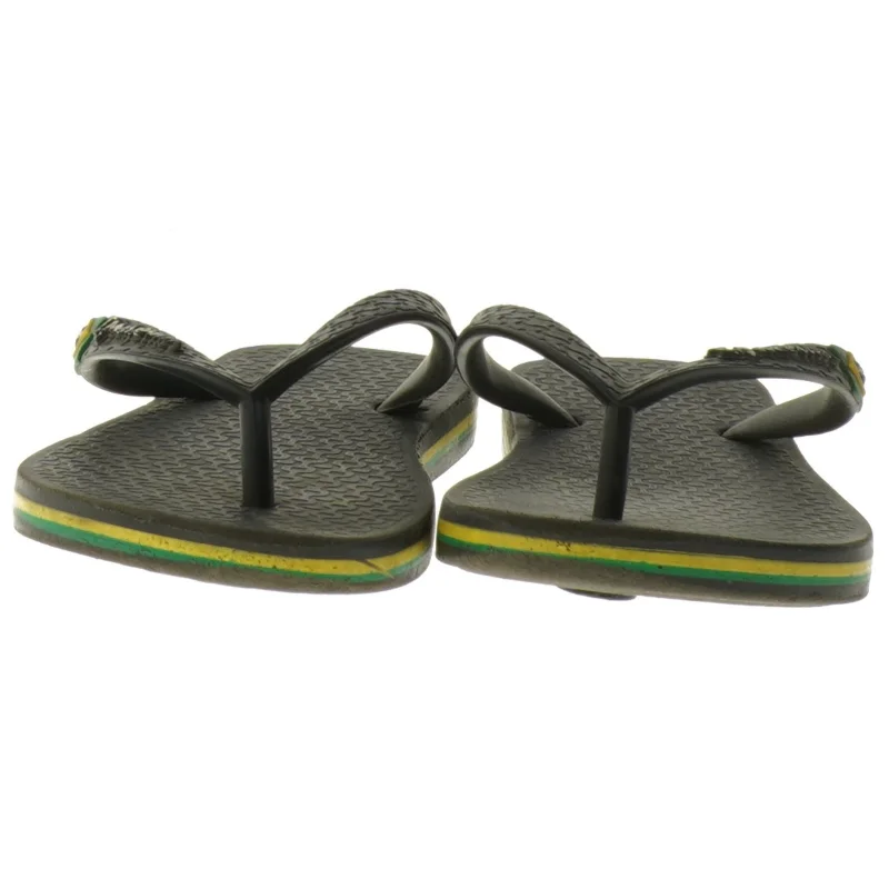 Sort klip-klapper med Brasilien Flag fra Ipanema (str. 25 )