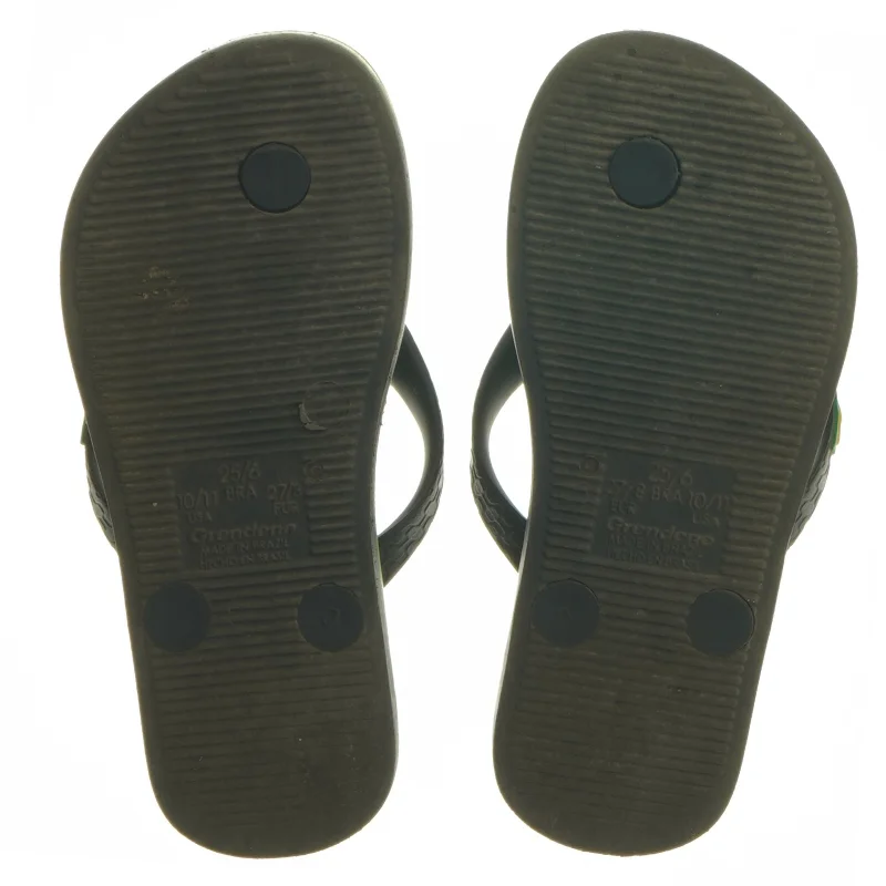 Sort klip-klapper med Brasilien Flag fra Ipanema (str. 25 )