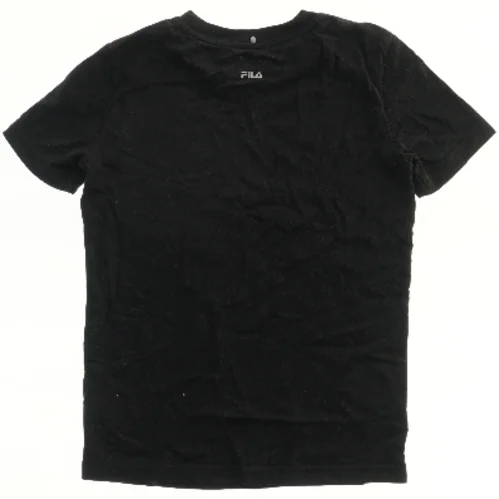Sort T-shirt med logo fra Fila (str. 134)