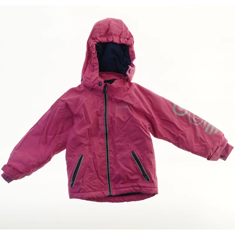 Vinterjakke med hætte fra Minymo (str. 98)