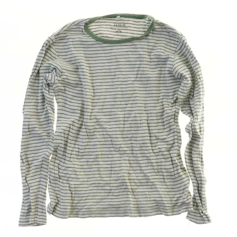 Langærmet stribet bluse fra Name It fra Name It (str. 122)