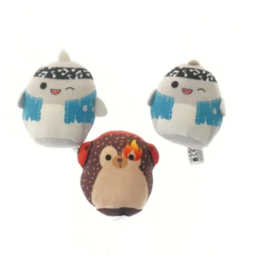 Sæt af små plysfigurer fra Squishmallows (str. 8 cm)