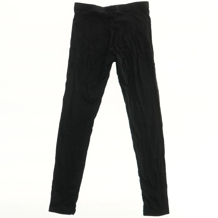 Lange sorte leggings fra H&M (str. 140)