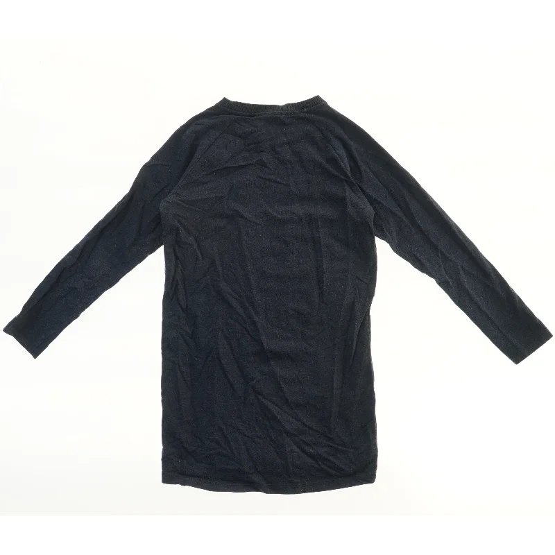 Langærmet T-shirt med tekst fra Name It (str. 134)