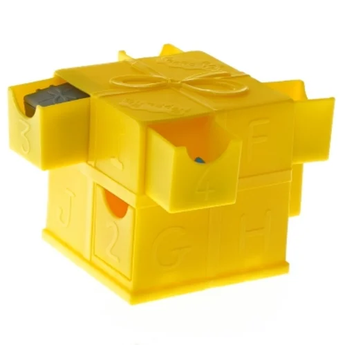 Peppa Pig terning med små figurer fra Gurli Gris (str. 7,5x8x8 cm)