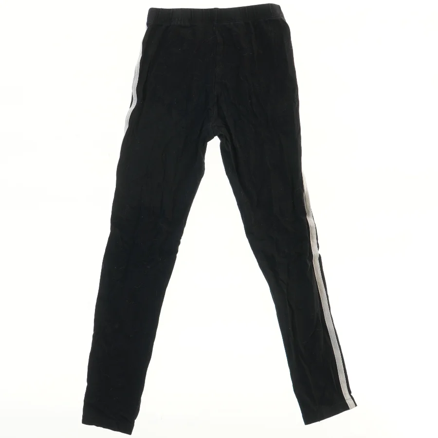 Sorte leggings med hvide striber fra VRS (str. 122)