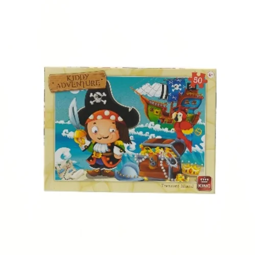 Puslespil Kiddy Adventure Skatteø fra King (str. 4x25,5x18,5 cm)