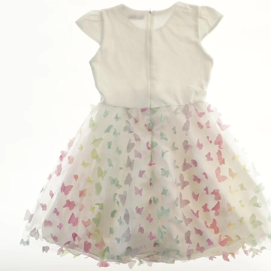 Børne sommerkjole med sommerfugle fra Pretty baby (str. 152)