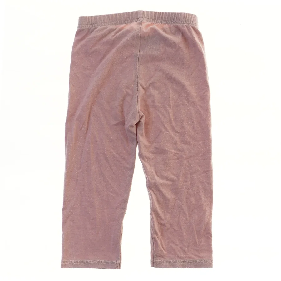 Lysrosa leggings til børn (str. 116)