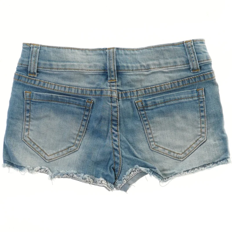 Blå denim shorts (str. 128)