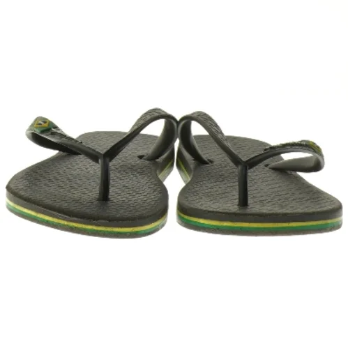 Sort flip flops med brasiliansk flag fra Havaianas (str. 29 )