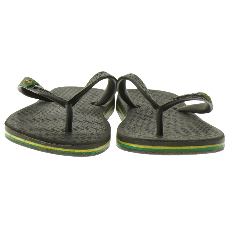 Sort flip flops med brasiliansk flag fra Havaianas (str. 29 )