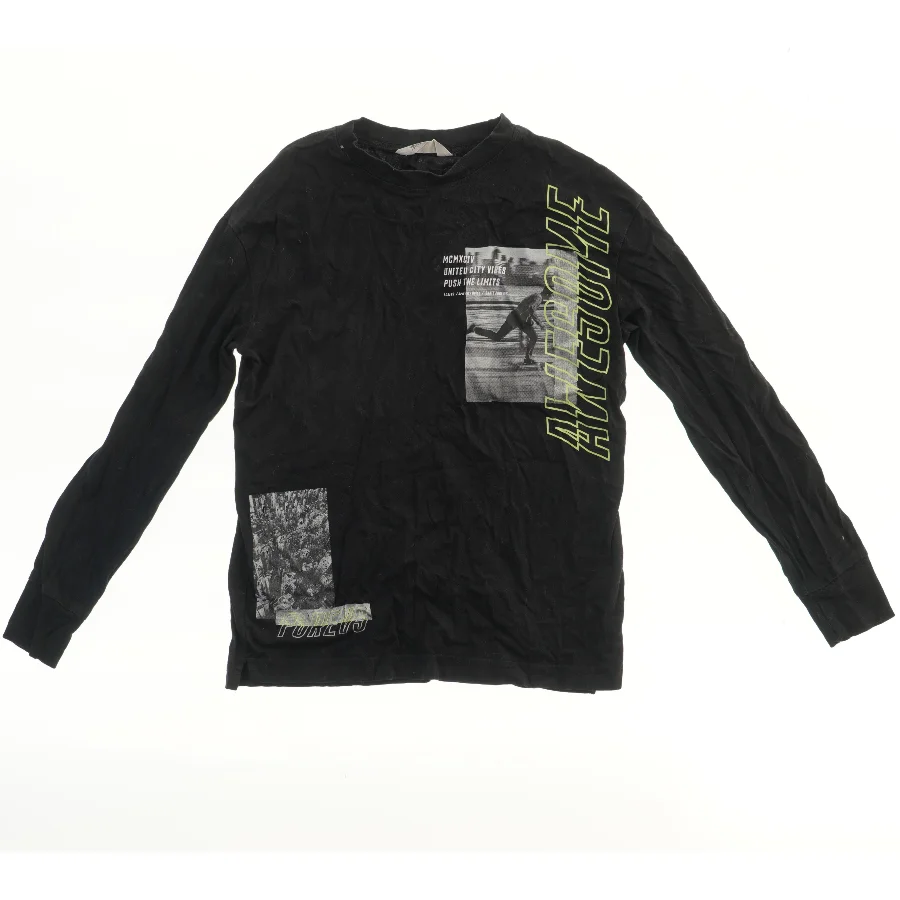 Langærmet T-shirt med grafik fra H&M (str. 146)