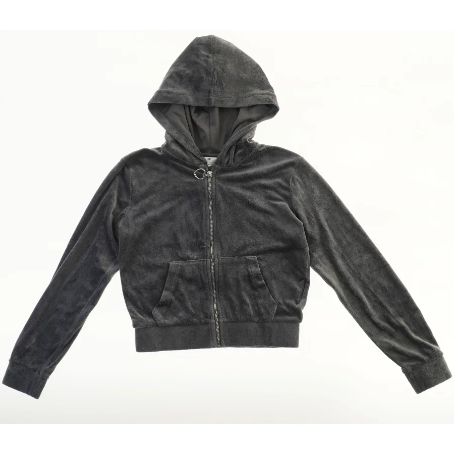 Hættetrøje med lynlås fra H&M (str. 146)