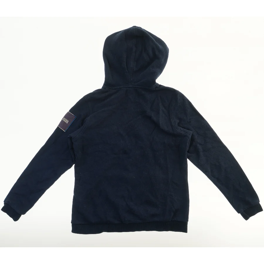 Mørkeblå hættetrøje fra Jack & Jones (str. 152)