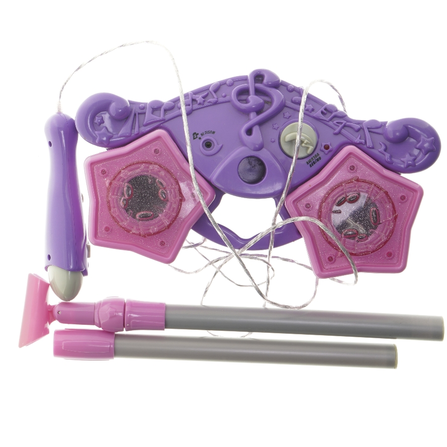 Børne legetøjs mikrofon og højtalere (str. 36 cm)