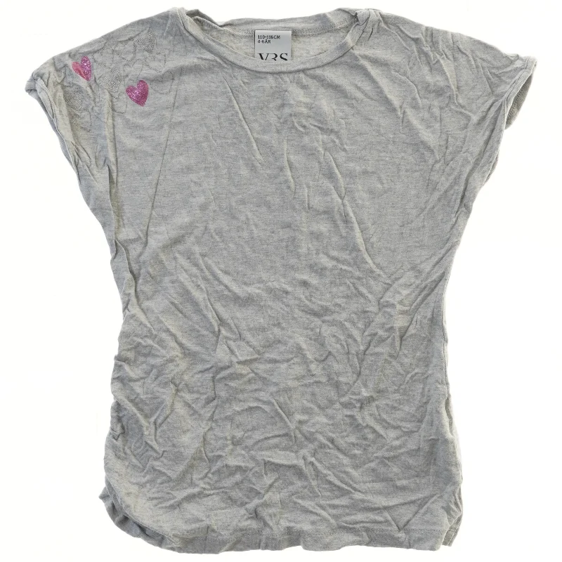 Grå T-Shirt med hjerter fra VRS (str. 110)
