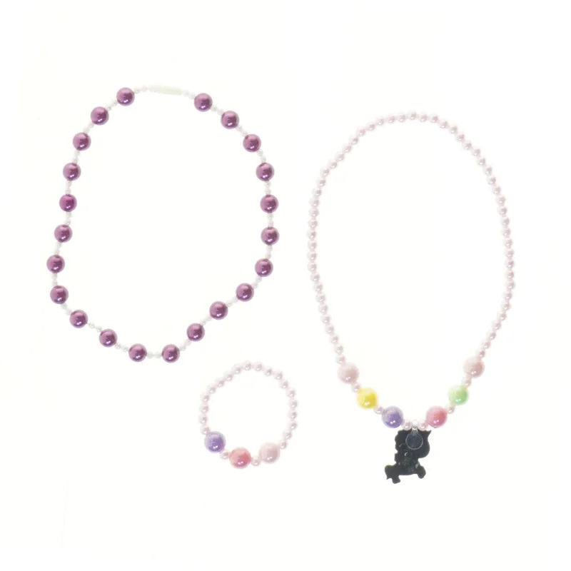 Perlekædesæt til børn (str. 40 og 40 og 7,5 cm)
