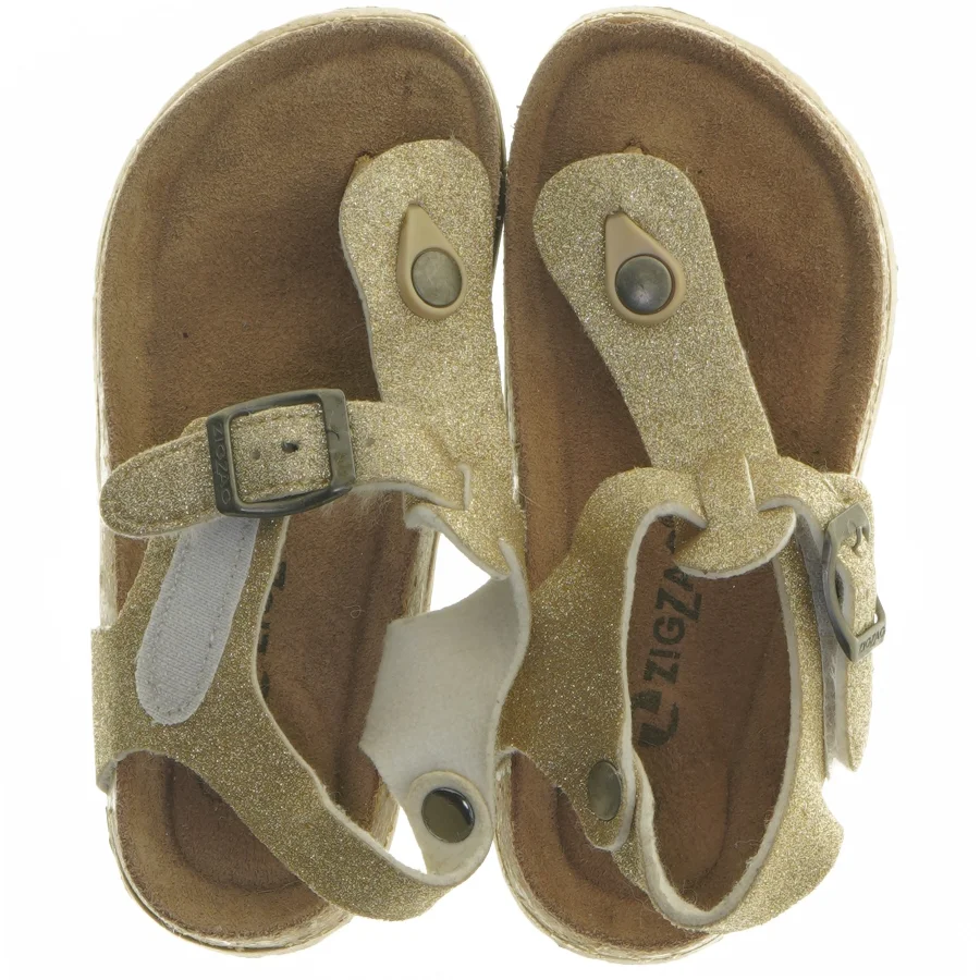 Nye Guld åbne sandaler i størrelse 31 fra ZigZag (str. 31 )