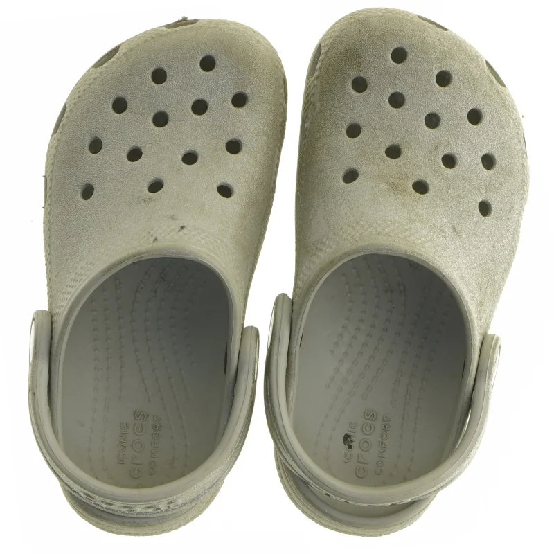 Grå Crocs sandaler fra Crocs (str. længde 19 cm)