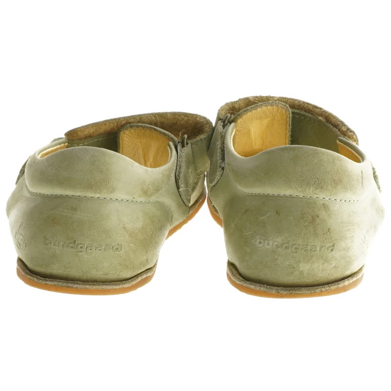 Grønne lædersandaler til børn fra Bundgaard (str. 27 )