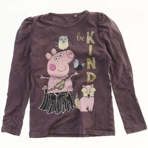 Langærmet bluse med print fra Name It (str. 104)