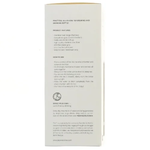 Nomad flaske til te-brygning fra P & T (str. 22x7 cm)