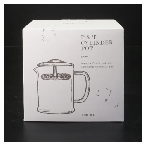 Cylinder tepotte 400 ml fra Paper & Tea (str. 12 cm)