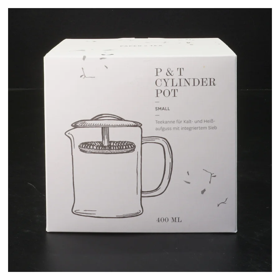 Cylinder tepotte 400 ml fra Paper & Tea (str. 12 cm)