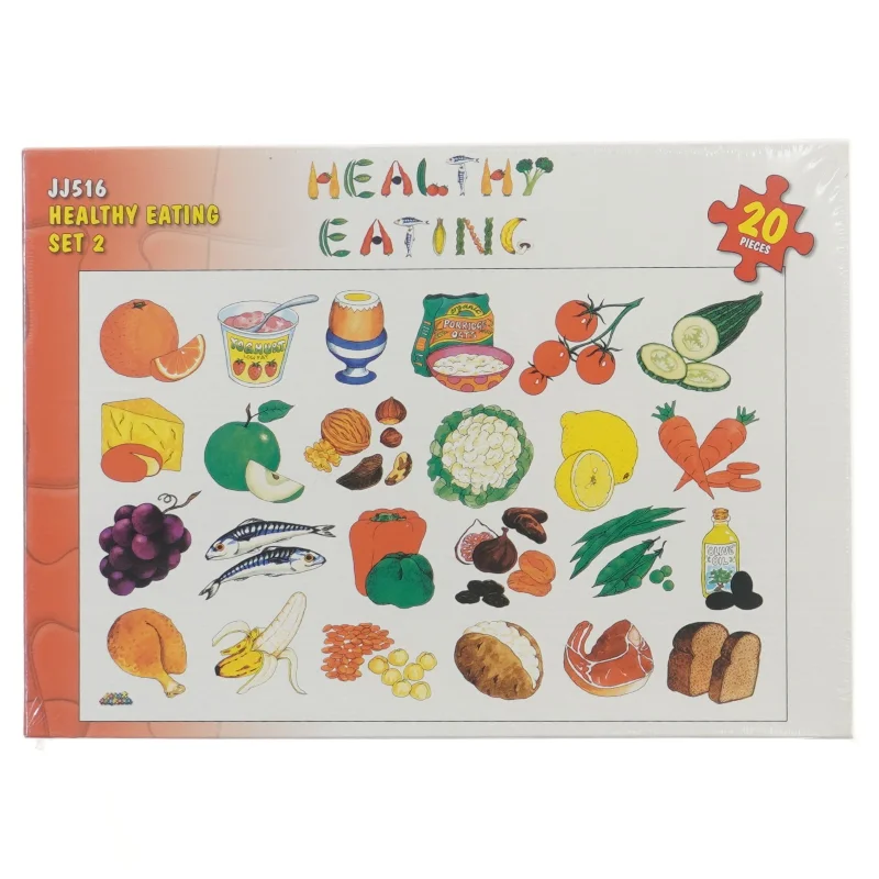 Sund kost puslespil (str. 20 brikker 49x30 cm)