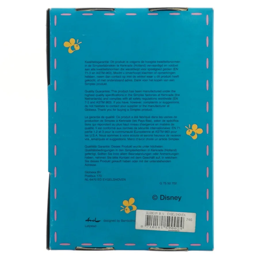 Bambolino Disney Winnie the Pooh spilledåse fra Disney (str. 22,5x15,5 cm)