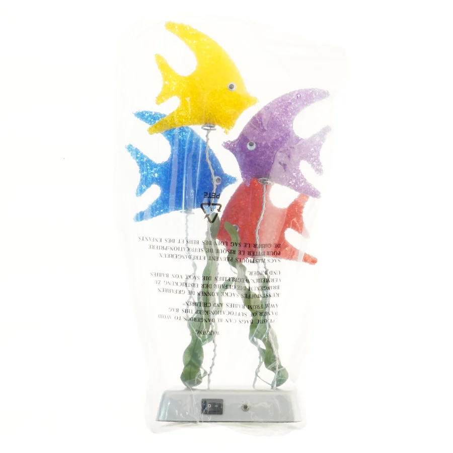 Dekorative fiskelampe (str. 41 cm)