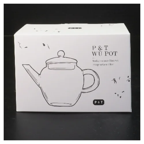 Glastepotte med integreret filter fra Paper & Tea (str. 10,5 cm)