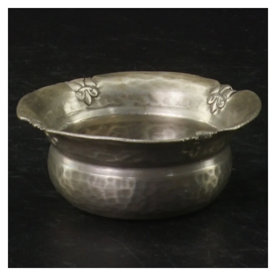 Pewter skål (str. Ø. 7,5 cm)