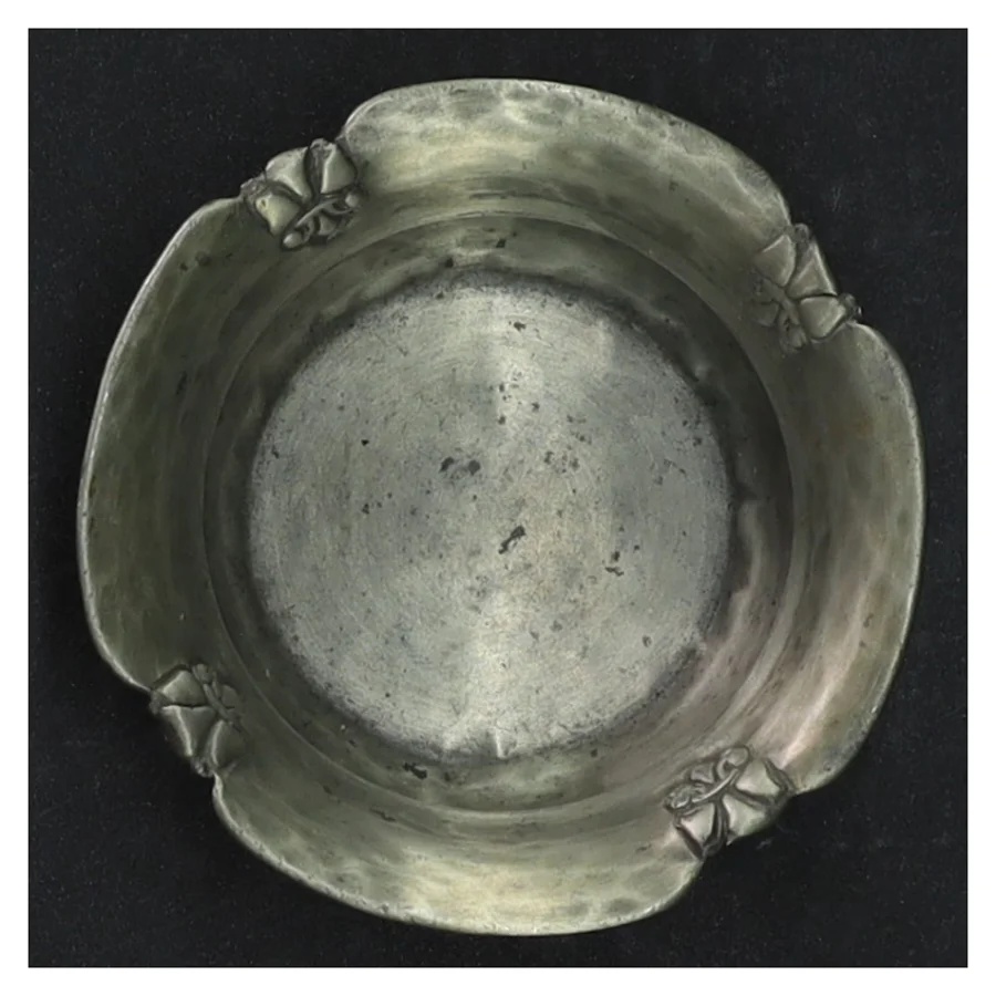 Pewter skål (str. Ø. 7,5 cm)