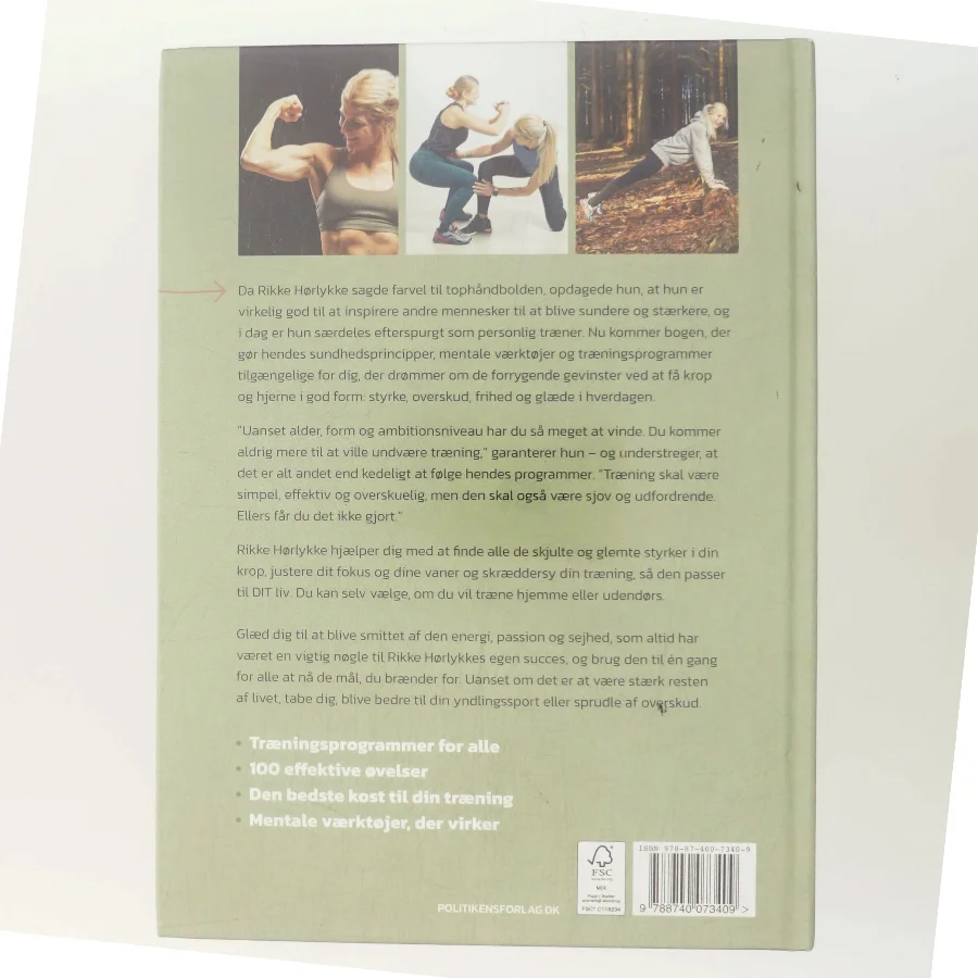 Træn til livet : din vej til styrke, energi og velvære af Rikke Hørlykke (Bog)