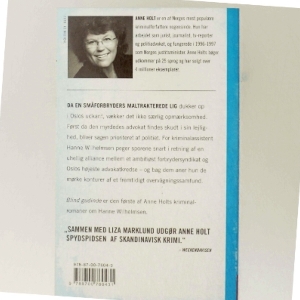 Anne Holt - Blind Gudinde Bog fra Gyldendal