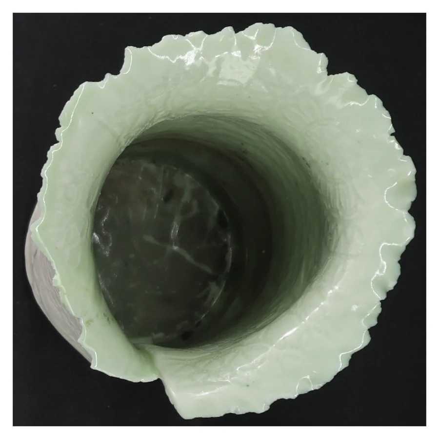 Keramikvase (str. H 18 cm)