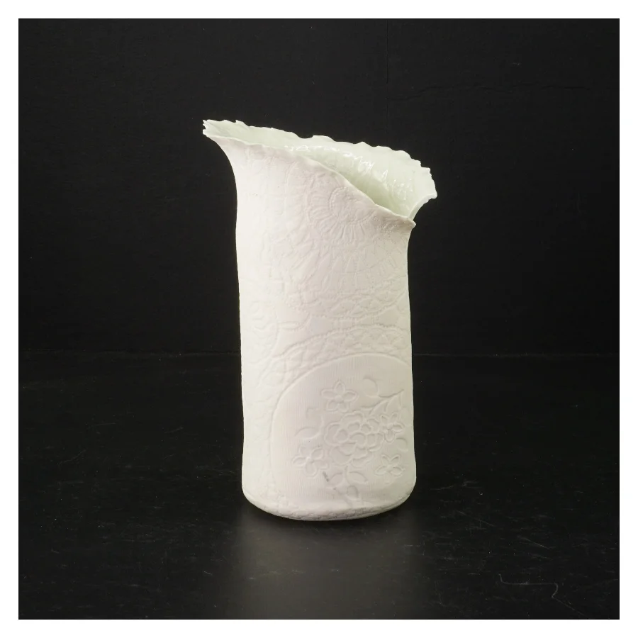 Keramikvase (str. H 18 cm)