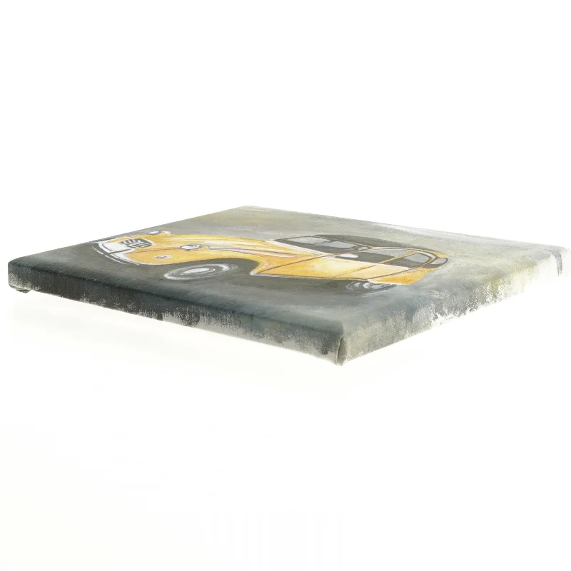 Håndmaletbillede af Citroën 2CV (str. 22 x 17 cm)