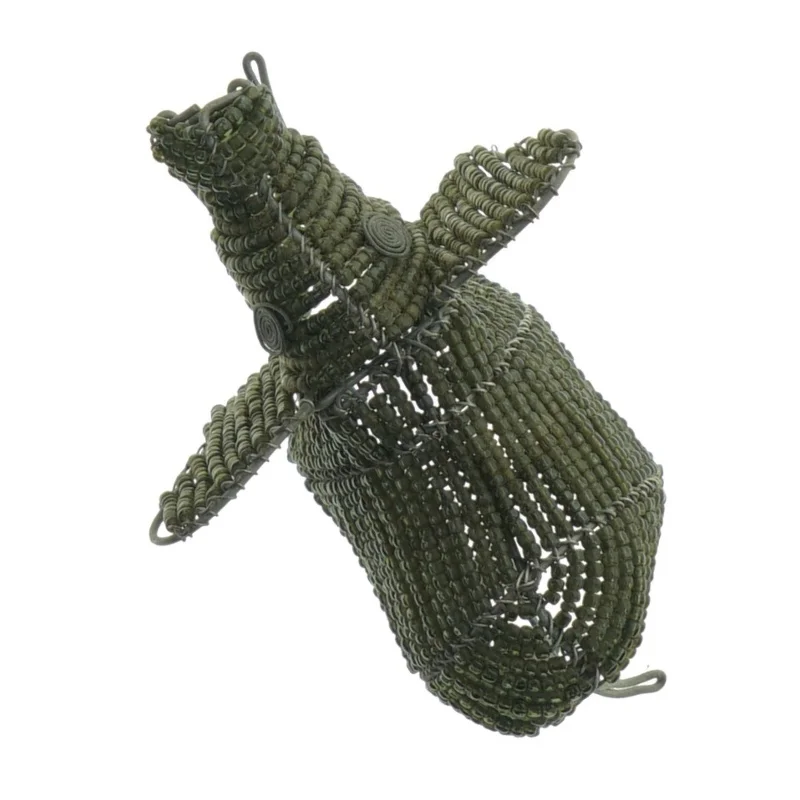 Perlebesat elefantfigur (str. 12 cm)