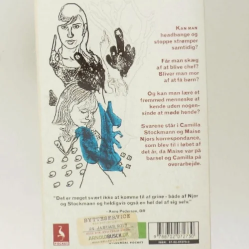 Bog om korrespondance mellem Camilla Stockmann og Maise Njor fra Arnold Busck
