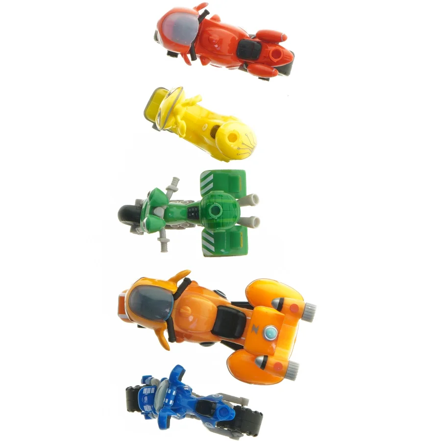 Motorcykel legetøjsfigurer sæt (str. 10 cm)