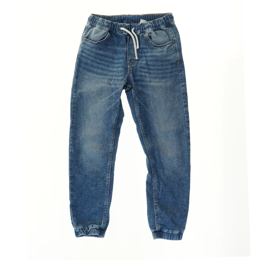 Børnejeans med elastik og snøre fra H&M (str. 146)