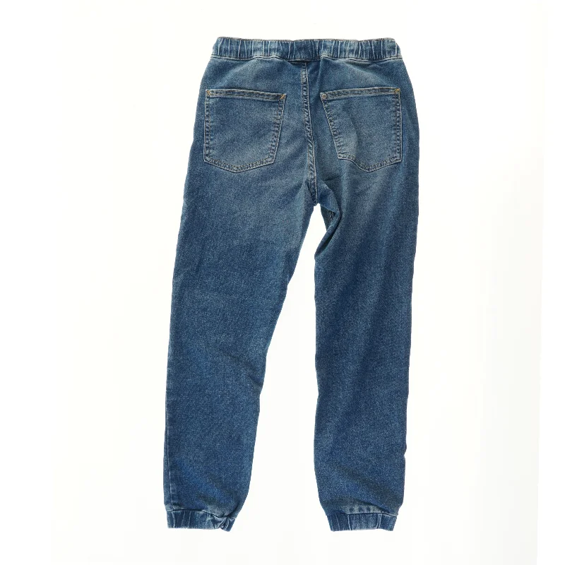 Børnejeans med elastik og snøre fra H&M (str. 146)