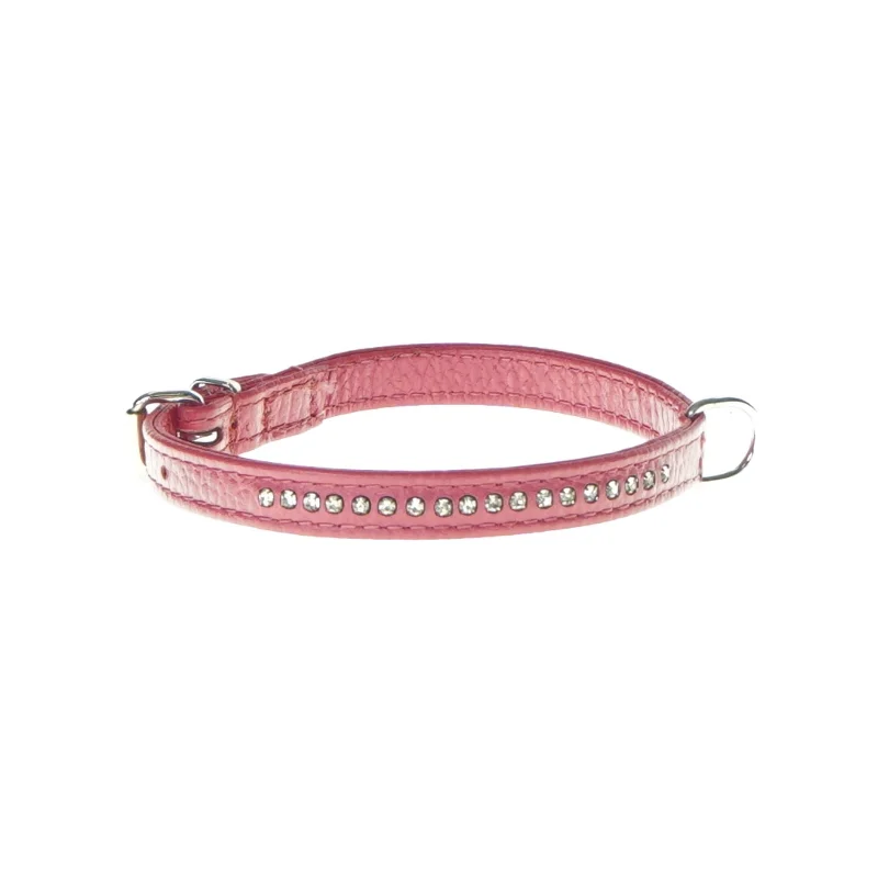 Kat/hund halsbånd med sten