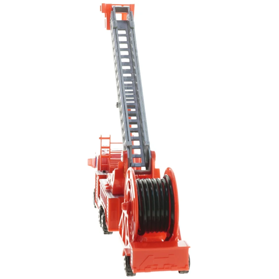 Legetøjs brandbil med stige (str. 10x30x6 cm)